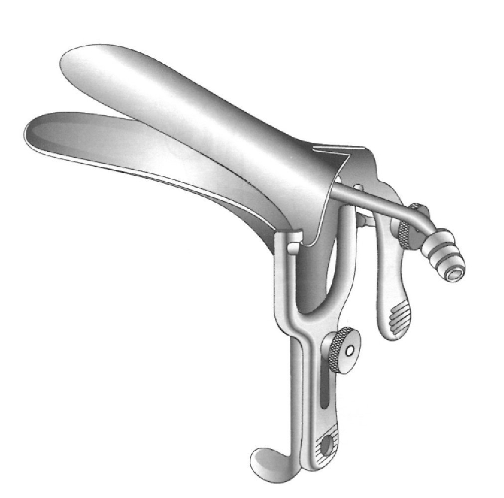 Severe vaginal spicle, suction tube in the upper valve - Valva = 101 x 22 mm