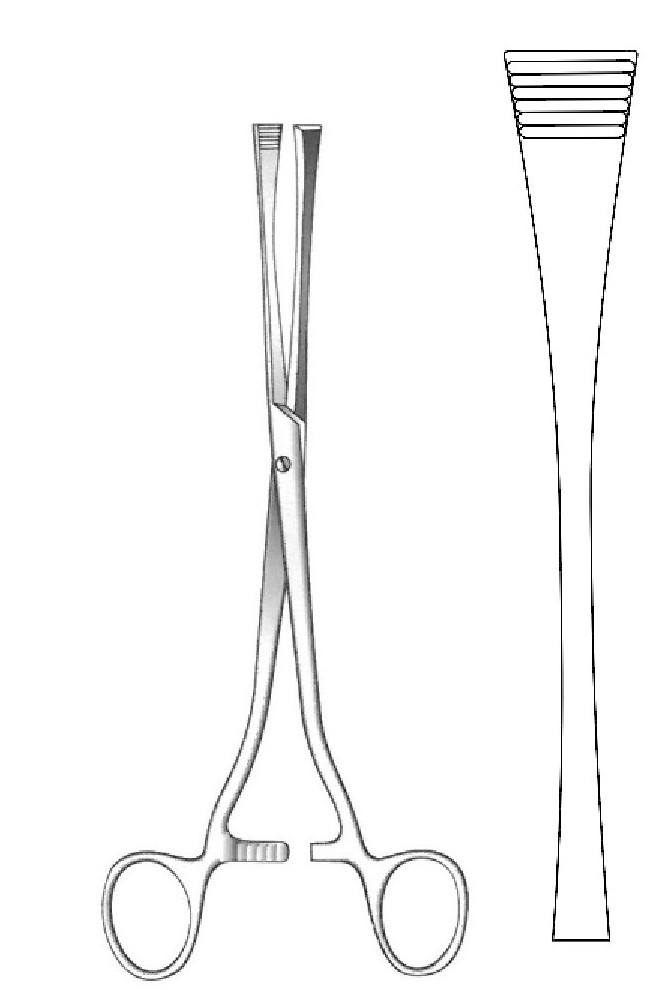 Green-Armytage uterine hemostatic clamp