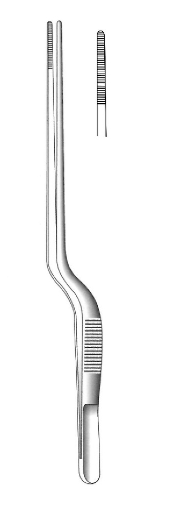 Gruenwald Jansen nasal buffer clamp - length = 16 cm / 6-1 / 4 "