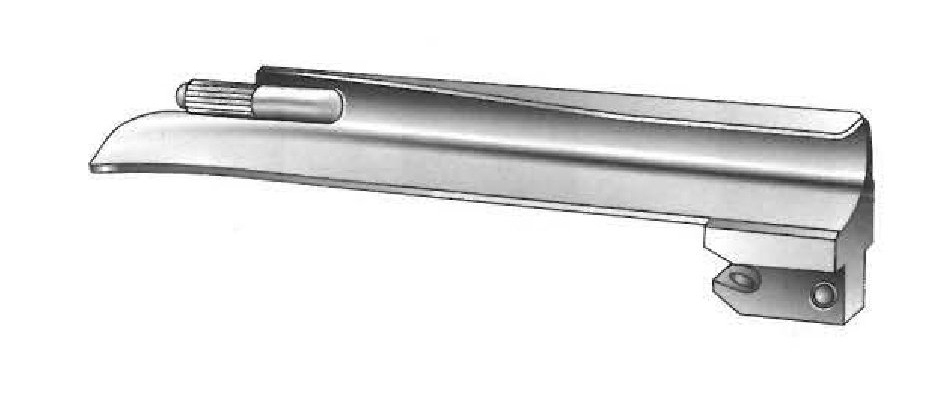 Guedel -Negus laryngoscope spatula, Fiber Optics - Figure 3