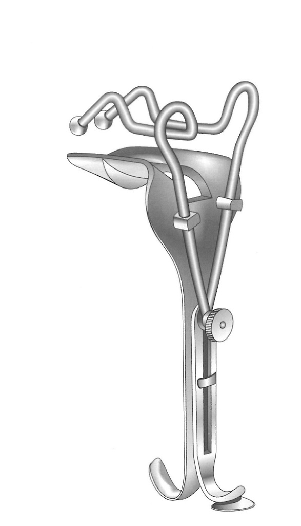 Espéculo vaginal Guttmann - valva = 80 x 45 mm