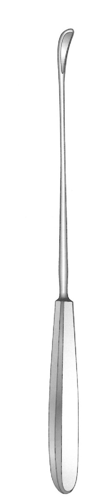 Cureta y cuchara para aborto Gyneco - ancho = 6 mm