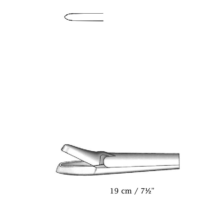 Hajak nasal cutting clamp, width = 2.2 mm