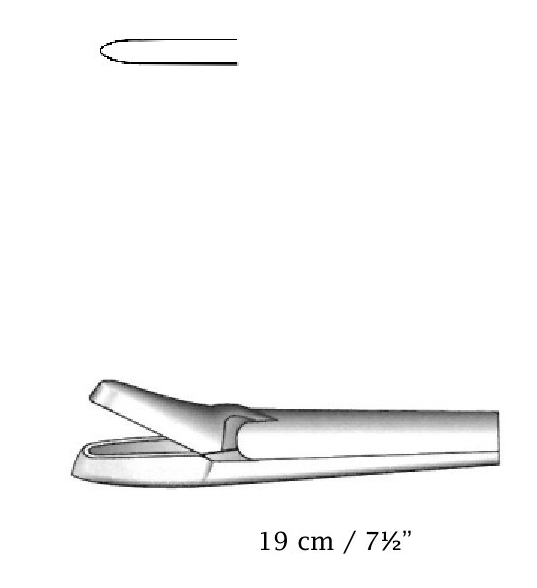 Hajak nasal cutting clamp, width = 2.6 mm