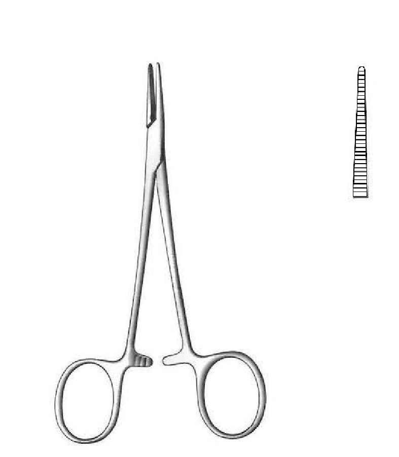 Pinza para arteria Halsted-Mosquito, recta - longitud = 9 cm / 3-1/2"