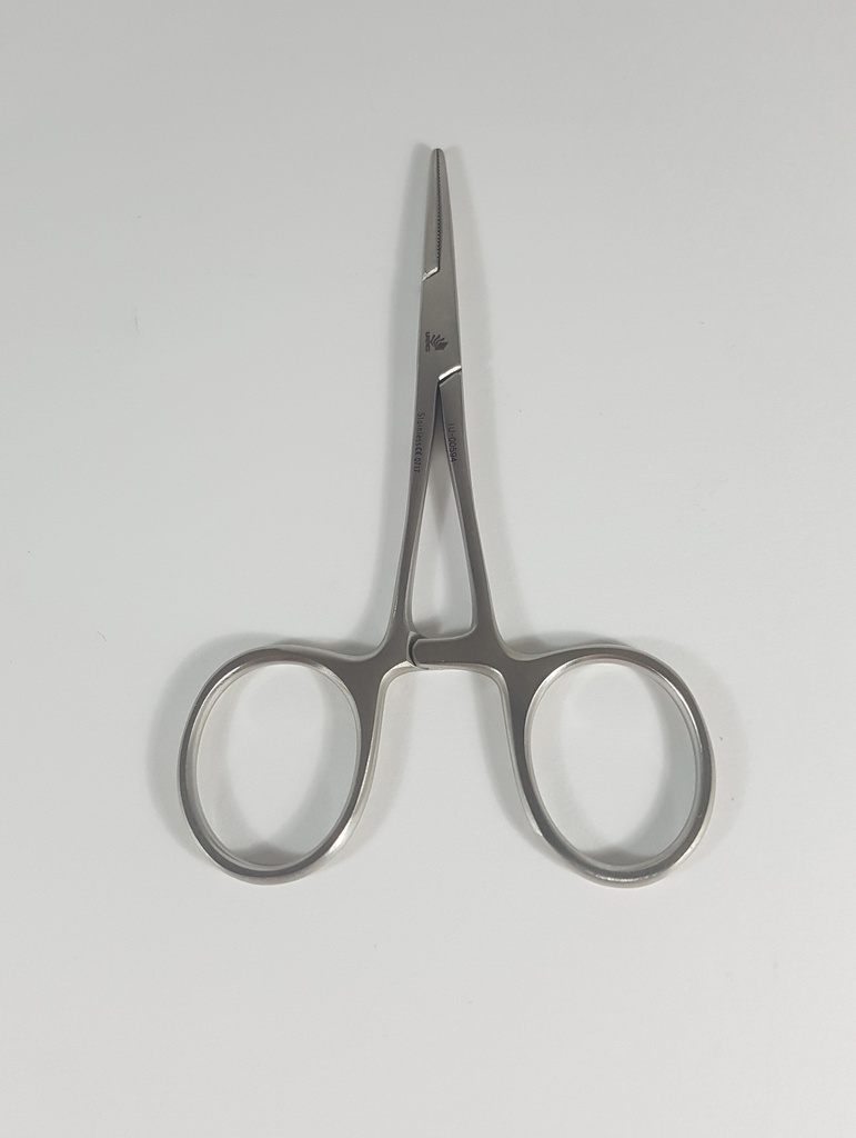 Pinza para arteria Halsted-Mosquito, recta - longitud = 10 cm / 4"