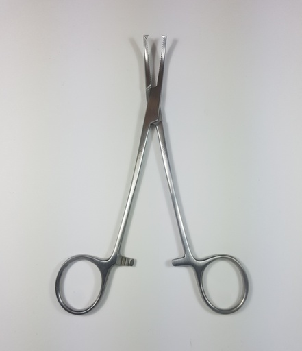 [IU-00605] Pinza para arteria Halsted-Mosquito, curva, dientes de 1:2 - longitud = 14 cm / 5-1/2"