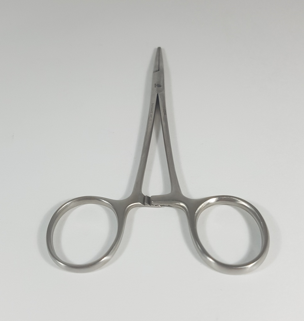 Pinza para arteria Halsted-Mosquito, recta - longitud = 14 cm