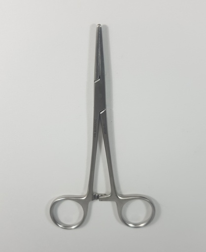 [IU-00937 / IU-00598] Pinza Hemostática de Halsted-Mosquito sin Dientes, Punta Recta y Mandíbulas Dentadas - Longitud de 12,5 cm