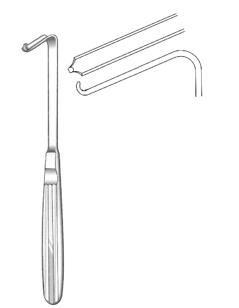 Separador de borde piriforme Hargis - longitud = 18,.5 cm / 7-1/4"