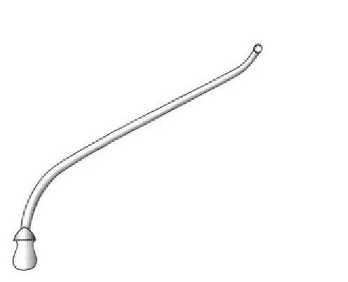 Cánula de Hartmann, figura 2 - diámetro = 2 mm