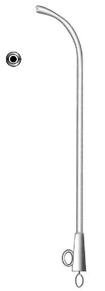 Catéter para oído Hartmann, figura 2 - longitud = 15 cm / 6"