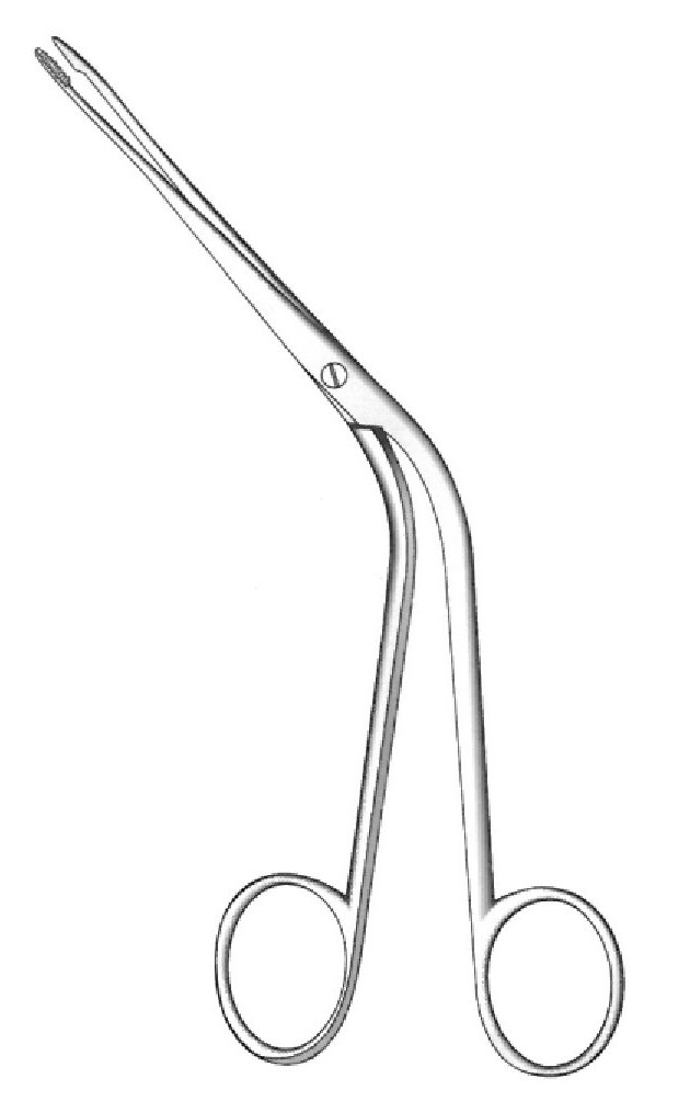 Hartmann nasal polyp clamp - length = 16 cm / 6-1 / 4 "