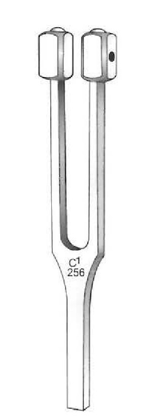 Diapasón Hartmann con abrazadera - C1 = 256