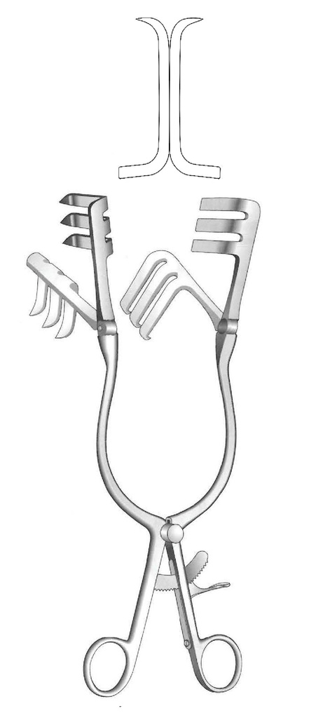 Separador autoestático Harvey-Jackson - longitud = 28 cm / 11"