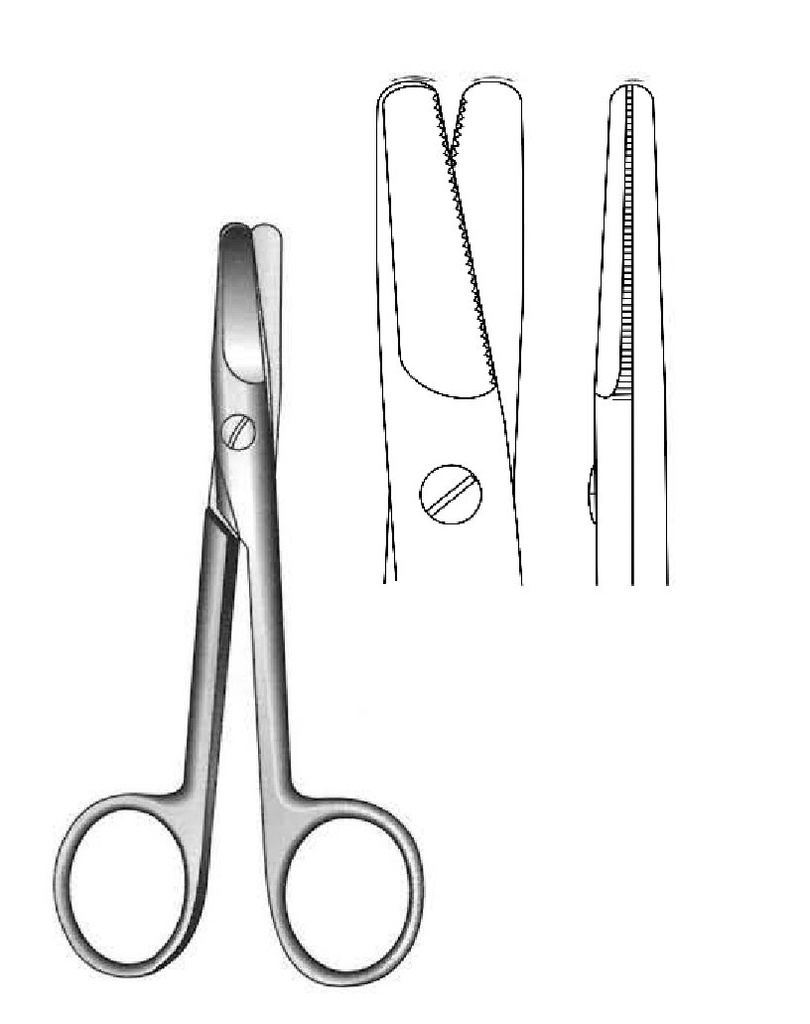 Harvey wire scissors - length = 12.5 cm / 5 "