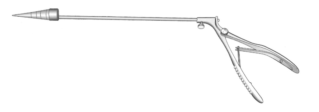 Ligador hemorroidal Mc-Givney con cono de teflón