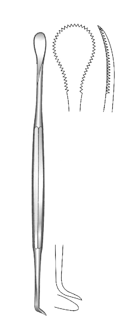 Henke dissector, size = 16/5 mm