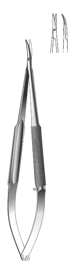 Micro tijera Hepp-Scheidel - longitud = 14 cm / 5-1/2"