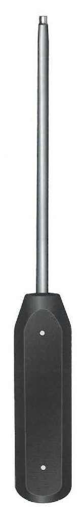 Hexagonal screwdriver, tip = 3.5 mm - length = 25 cm / 10 "