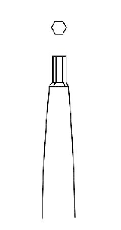 Hexagonal screwdriver - tip = 2.5 mm