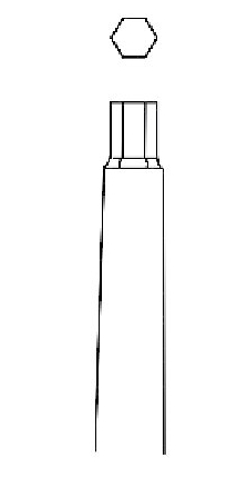 Destornillador hexagonal - punta = 3.5 mm