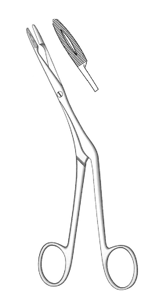 Pinza para pólipos nasales Heymann-Knight - longitud = 18 cm / 7"