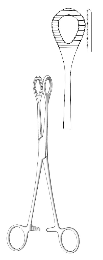 Pinza para biopsia rectal Heywood-Smith - longitud = 21 cm / 8-1/4&quot;