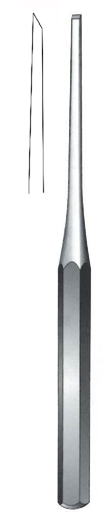 Cincel para huesos Hibbs-Hilder, ancho = 13 mm - longitud = 18 cm / 7"