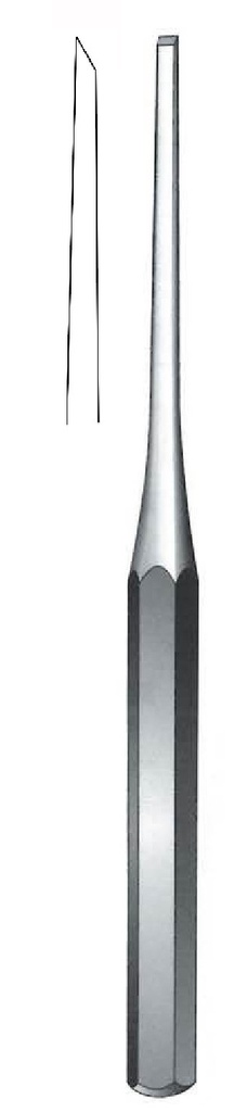 Cincel para huesos Hibbs-Hilder, ancho = 6 mm - longitud = 24 cm / 9-1/2"