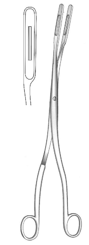 Pinza de placenta Hirst, pequeño