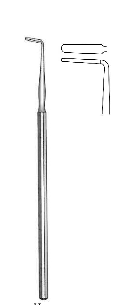 Dissector for Duramadre Hoen, 90 ° angle