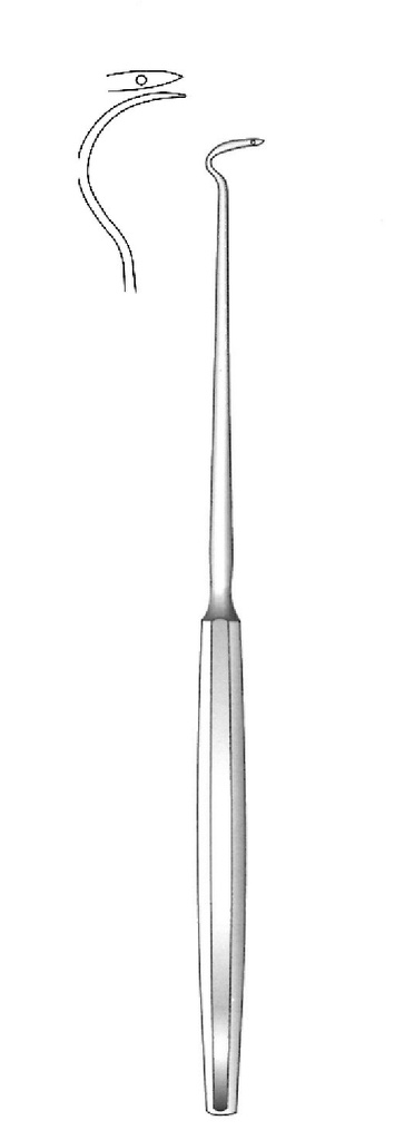 Hurd tonsill needle for right hand