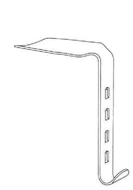 Kirschner separator for intestine and bladder - Valva = 98 x 50 mm