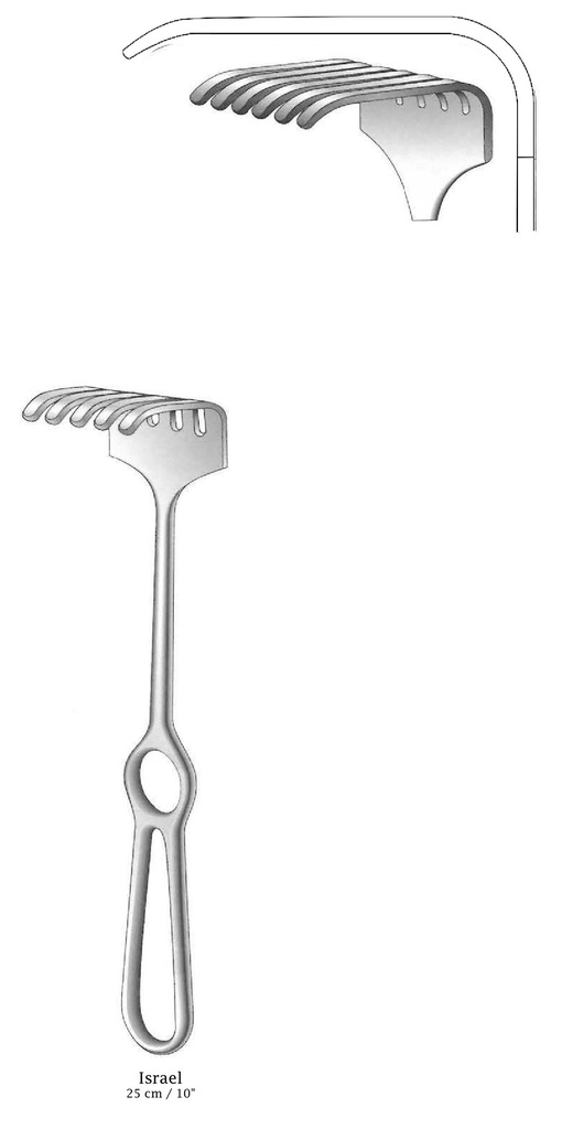 Separador Israel, valva = 70 x 70 mm
