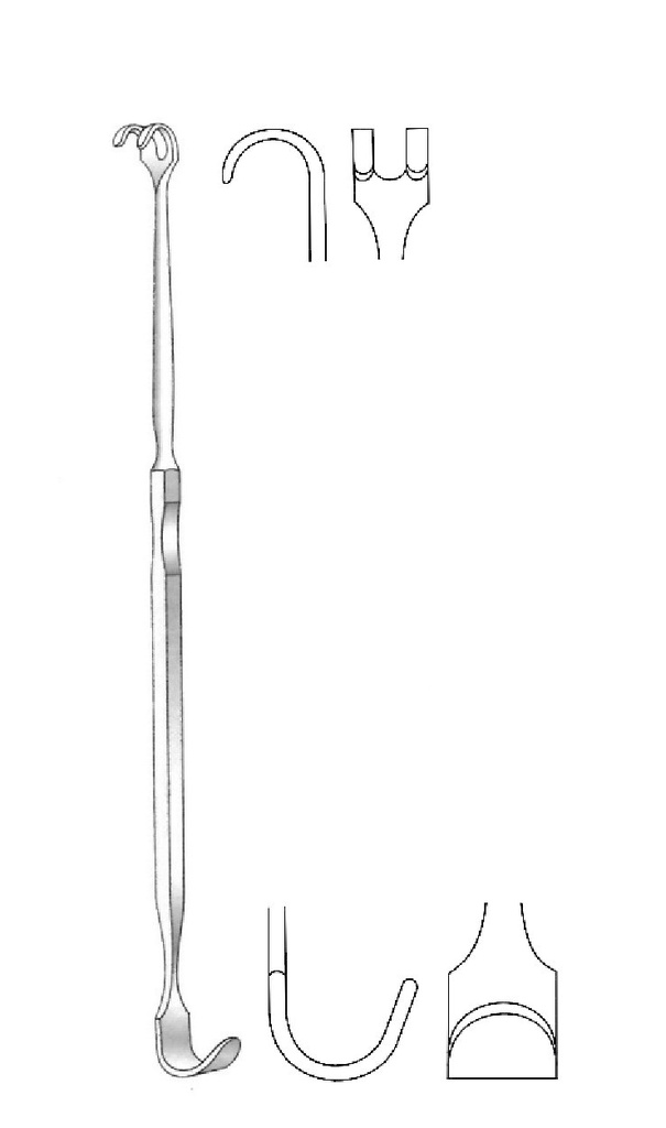 Separador traqueal Jackson - longitud = 17 cm / 6-3/4"