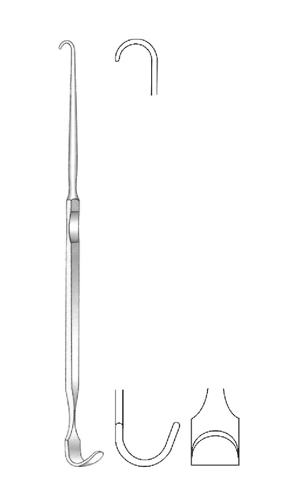 Jackson tracheal separator - length = 18 cm / 7 "