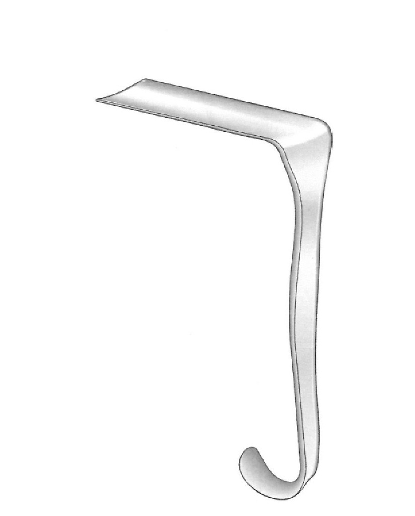 Espéculo vaginal Jackson - valva = 100 x 38 mm