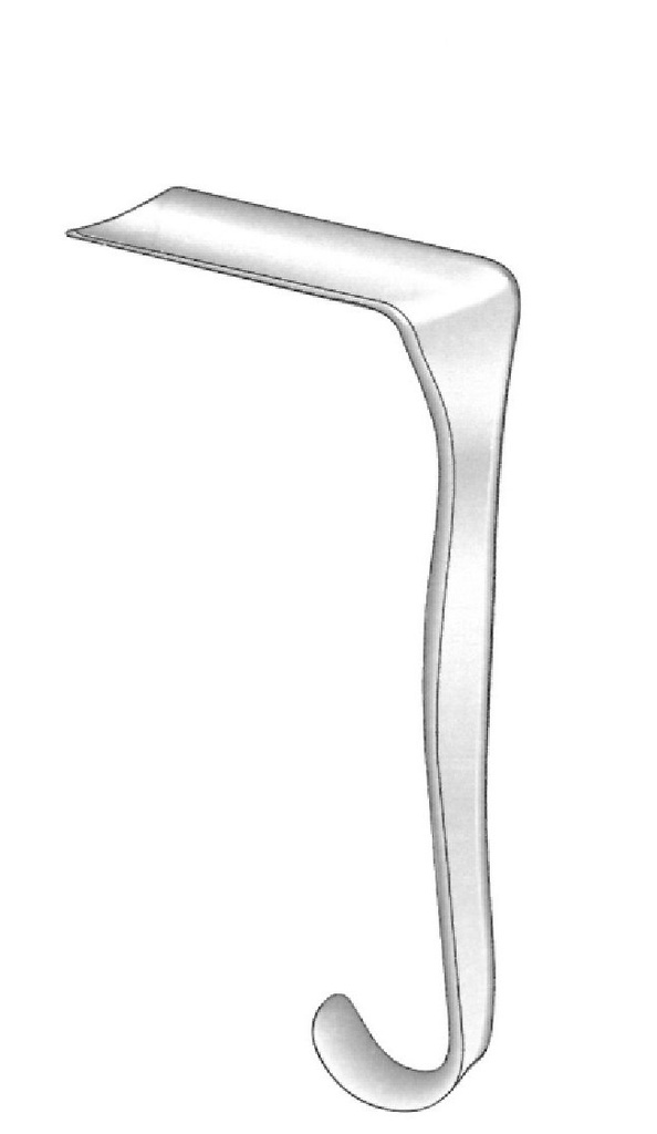 Espéculo vaginal Jackson - valva = 90 x 38 mm