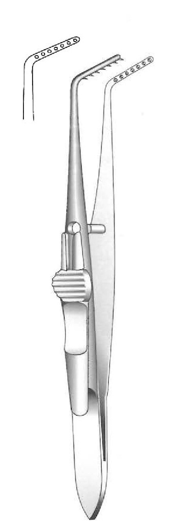 Jameson strabismus clamp, right