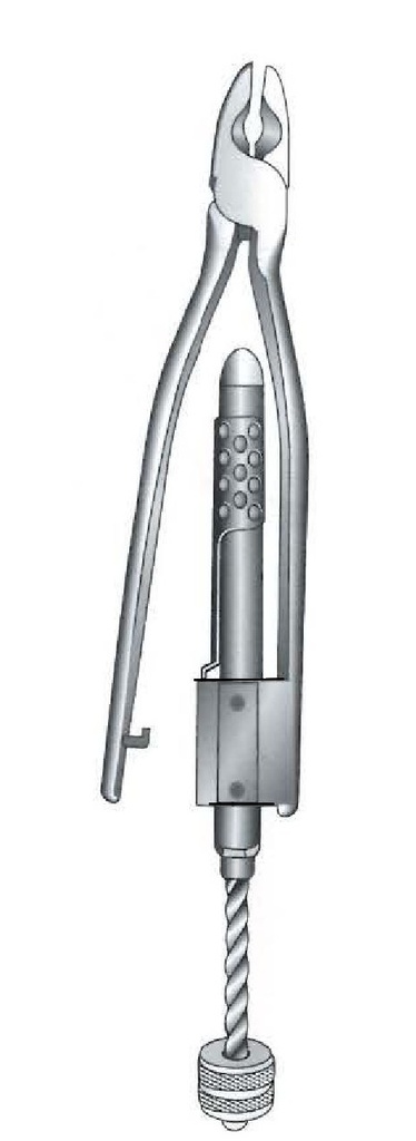 Pinza para torsión de alambre Jet, TC Gold