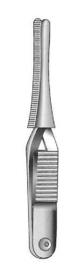 Bulldog clamp Johns Hopkins, straight - length = 5 cm / 2 "