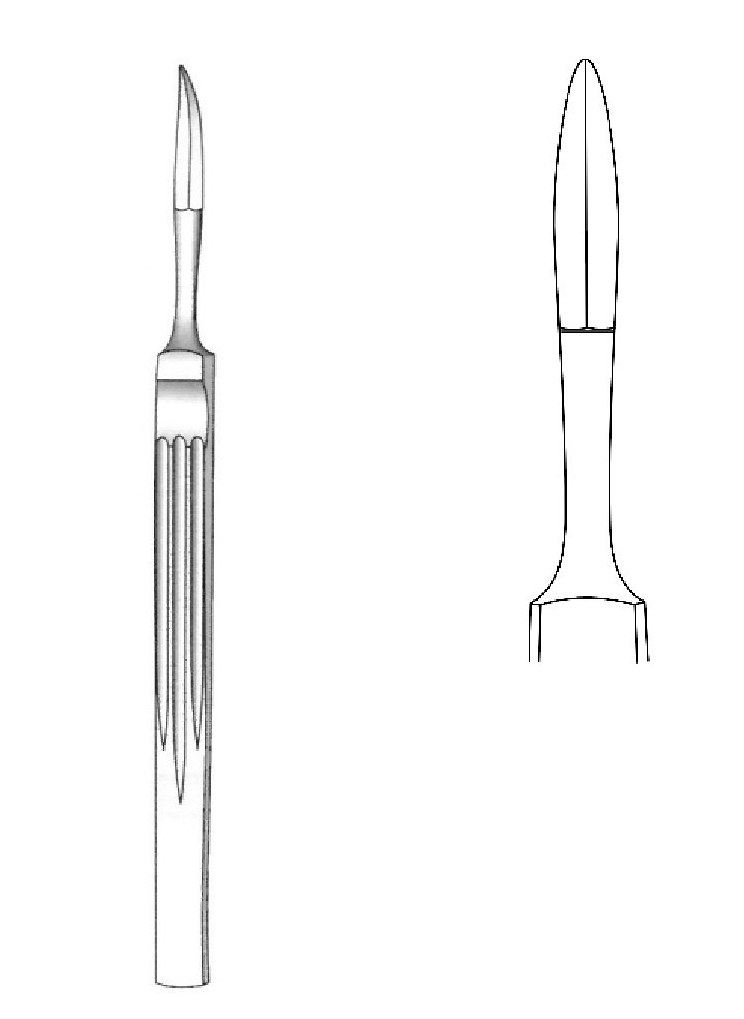 Joseph nasal scalpel, declared, straight, Figure 2