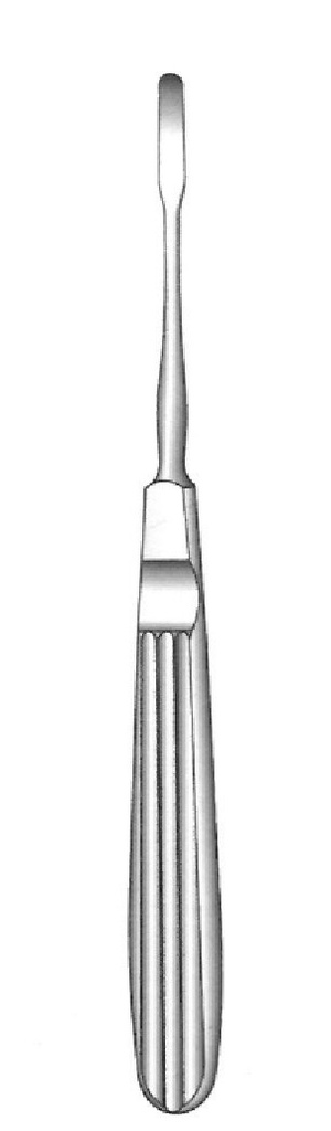 Joseph tobique elevator, lightly curved wide valve, tip = 4 mm