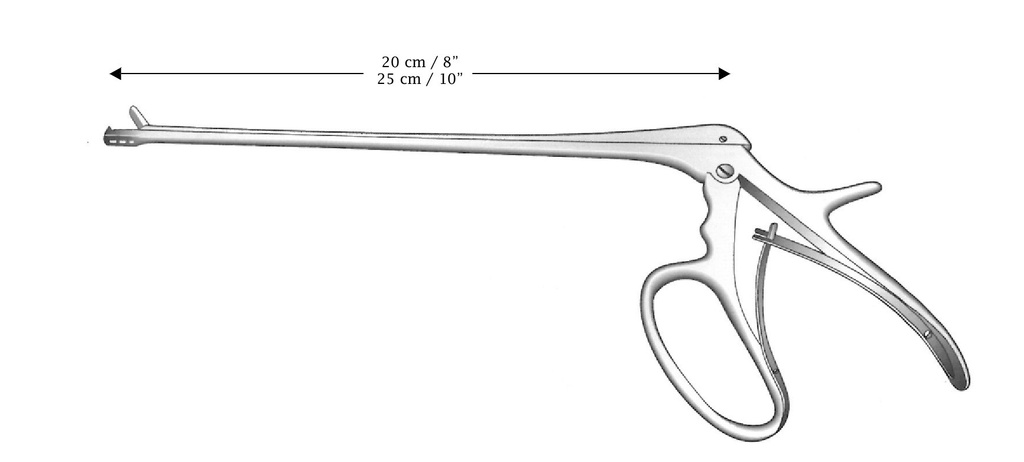 Kevorkian -Pacific uterine biopsy clamp - Axis length = 25 cm / 10 "