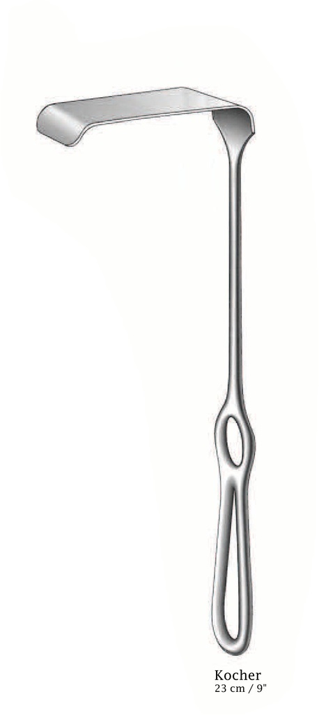 Separador Kocher, valva = 60 x 20 mm