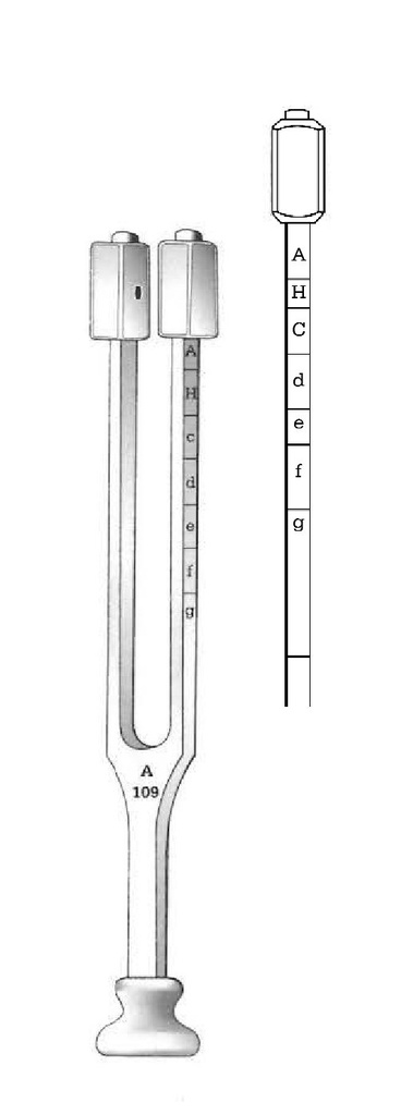Koenig fingerboard - A = 109