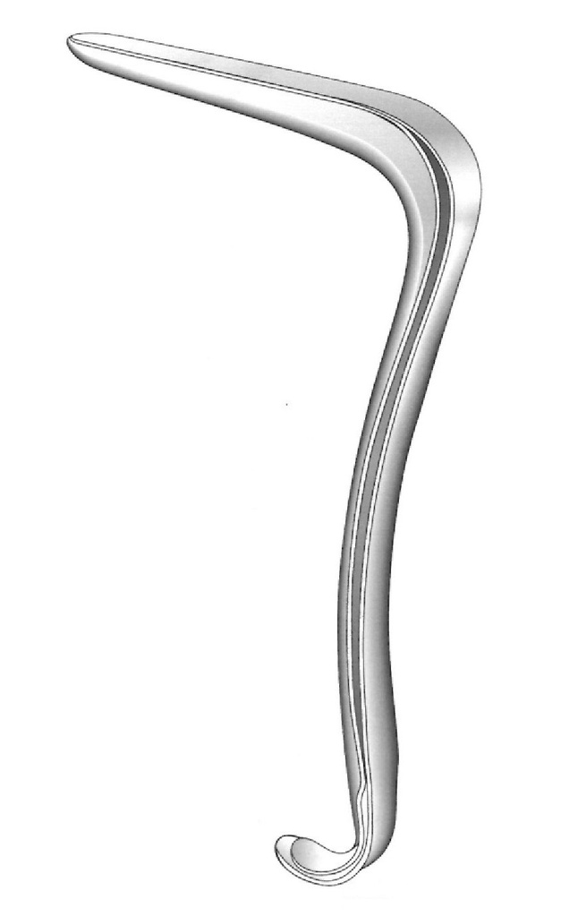 Kristeller vaginal spaculum and vaginal separator