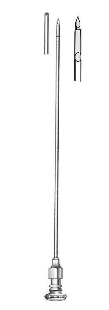 Lyau trocar, diameter = 2 mm