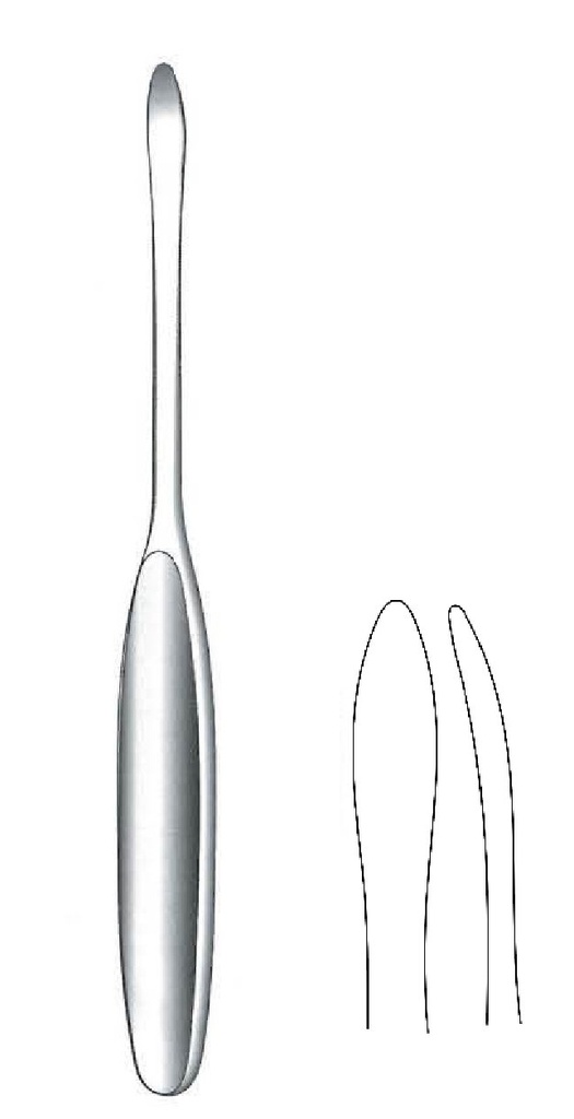 Langenbeck Periosteal Elevator, width = 8 mm - length = 20 cm / 8"